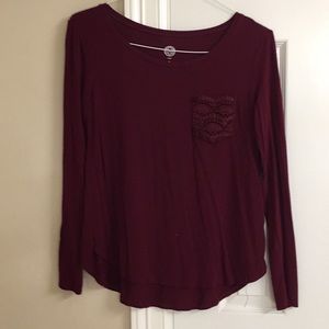 Maroon long sleeve